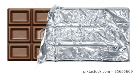 Chocolate plate chocolate illustration real valentine 85695609