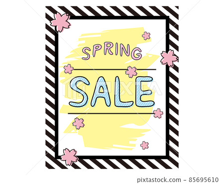 Spring sale vector illustration - Stock Illustration [85695610] - PIXTA