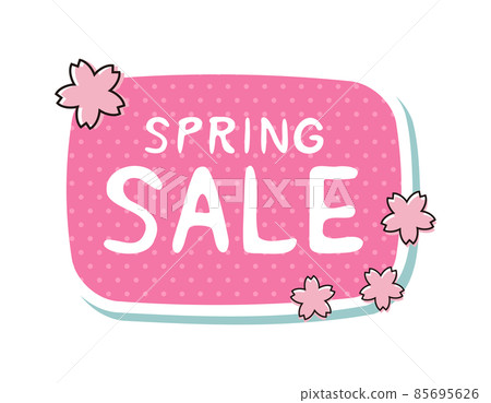 Spring sale vector illustration - Stock Illustration [85695626] - PIXTA