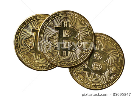 Bitcoin virtual currency cryptocurrency currency top view Bitcoin cryptocurrency ビットコイン 85695847