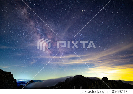 奧穗高與銀河 85697171