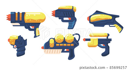 Set Water Blaster Kids Toy Guns of Different Design, Handguns and Rayguns Weapon. Child Game Pistols, Laser Weapon Set Water Blaster Kids Toy Guns of Different Design, Handguns and Rayguns Weapon. Child Game Pistols, Laser Weapon 85699257