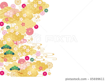 背景材料-日式櫻花 2022-10 背景材料-日式櫻花 2022-10 85699611