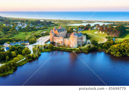 Suscinio castle in Morbihan, Brittany, France 85699770