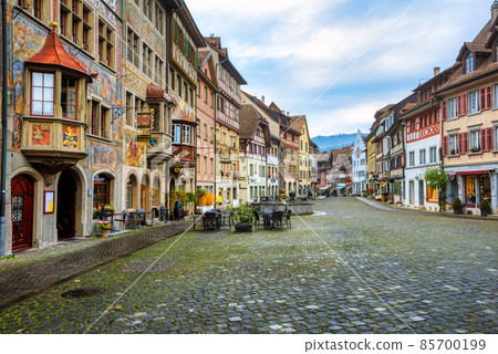 Stein am Rhein historical Old town, Switzerland Stein am Rhein historical Old town, Switzerland 85700199