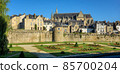 Historical Old town of Vannes, Brittany, France 85700204