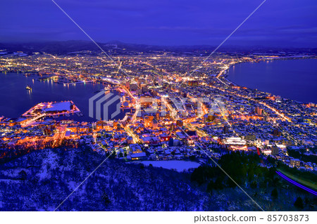 Night view from Mt. Hakodate Night view from Mt. Hakodate 85703873