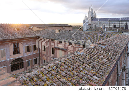 Dusk of Siena / Panorama del Facciatone, Siena, Toscana 85705478