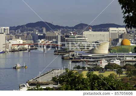 長崎市長崎港從長崎縣長崎市的格洛弗花園 85705606