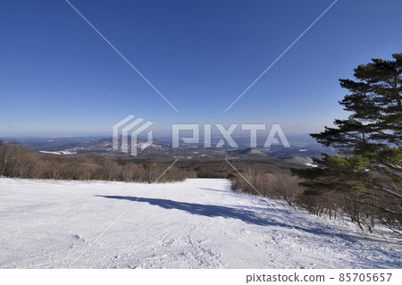 Shiroishi Ski Resort Panorama Course with a panoramic view of the Pacific Ocean (Shiroishi City, Miyagi Prefecture) Shiroishi Ski Resort Panorama Course with a panoramic view of the Pacific Ocean (Shiroishi City, Miyagi Prefecture) 85705657