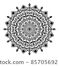 Mandala flower shape, vector design decorate for background 85705692