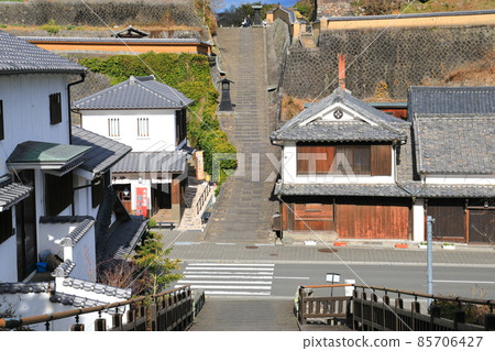 [大分縣]須谷斜坡和鹽谷斜坡（杵築城下町） 85706427