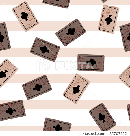 Game cards seamless pattern. Design gambling. 85707322