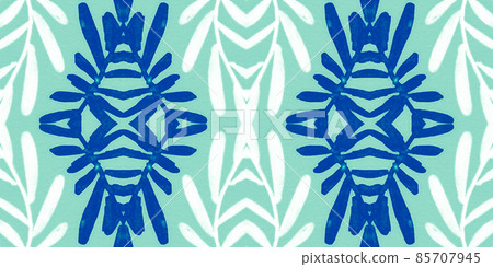 Flowers folk design. Seamless ethnic ornament. Hand drawn bohemian print. Flowers folk design. Seamless ethnic ornament. Hand drawn bohemian print. 85707945