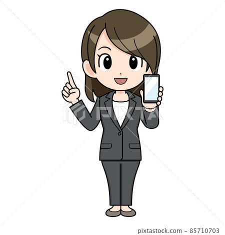 有智能手機的女商人 有智能手機的女商人 85710703