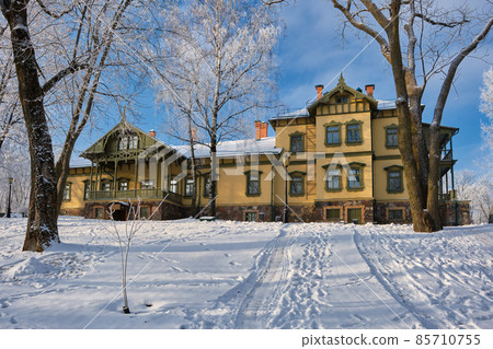 Loshitsa park in winter, Minsk, Belarus. Loshitsa park in winter, Minsk, Belarus. 85710755