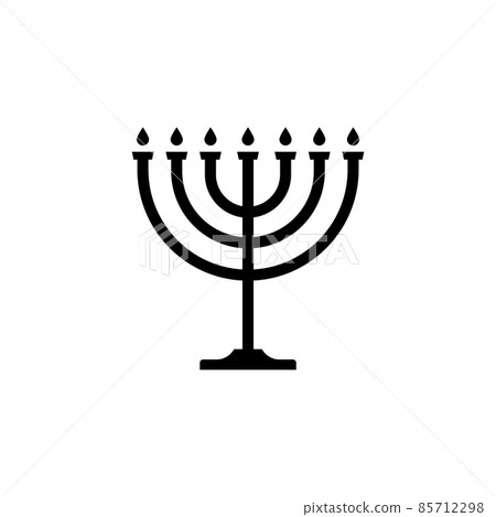 Menorah vector icon hanukkah menora jewish symbol isolated logo. Hanuka icon candlestick Menorah vector icon hanukkah menora jewish symbol isolated logo. Hanuka icon candlestick 85712298