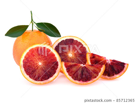 Blood orange fruit isolated on white background Blood orange fruit isolated on white background 85712365