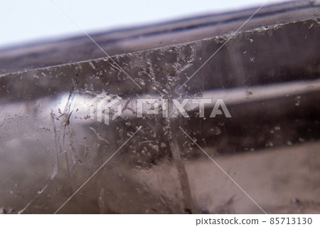 Close up of Black Smoke Quartz Crystal Close up of Black Smoke Quartz Crystal 85713130