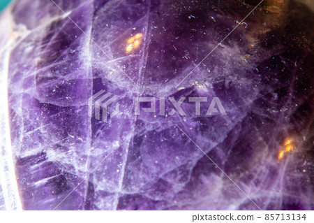 Close up of Amethyst Quartz Crystal  85713134