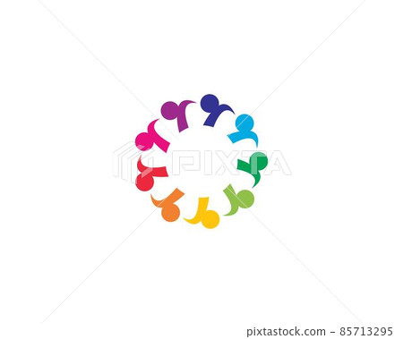 Teamwork vector icon 85713295