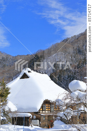 Hakuba Village Oide Winter thatched private house 85714717