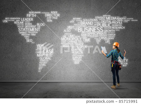 Construction concept and globalization 85715991