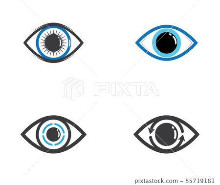 Eye vector icon - Stock Illustration [85719181] - PIXTA