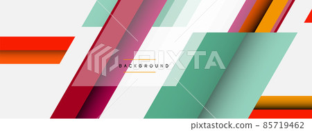 Vector background. Abstract overlapping color lines design with shadow effects. Illustration for wallpaper banner background or landing page Vector background. Abstract overlapping color lines design with shadow effects. Illustration for wallpaper banner background or landing page 85719462