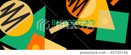Abstract background with blocks, lines, geometric shapes. Techno or business concept for wallpaper, banner, background, landing page Abstract background with blocks, lines, geometric shapes. Techno or business concept for wallpaper, banner, background, landing page 85720146