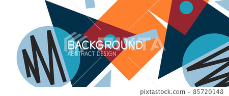 Abstract background with blocks, lines, geometric shapes. Techno or business concept for wallpaper, banner, background, landing page Abstract background with blocks, lines, geometric shapes. Techno or business concept for wallpaper, banner, background, landing page 85720148
