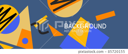 Abstract background with blocks, lines, geometric shapes. Techno or business concept for wallpaper, banner, background, landing page Abstract background with blocks, lines, geometric shapes. Techno or business concept for wallpaper, banner, background, landing page 85720155