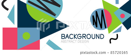 Abstract background with blocks, lines, geometric shapes. Techno or business concept for wallpaper, banner, background, landing page Abstract background with blocks, lines, geometric shapes. Techno or business concept for wallpaper, banner, background, landing page 85720165