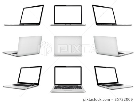 Laptop front and back side mock up Laptop front and back side mock up 85722009
