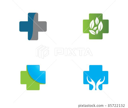 Medical cross vector icon - Stock Illustration [85722132] - PIXTA