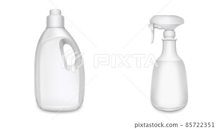 Plastic bottles for household chemicals, detergent Plastic bottles for household chemicals, detergent 85722351