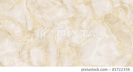 大理石狀背景插圖橫幅)米色和金色酒精水墨藝術春天自然中性 大理石狀背景插圖橫幅)米色和金色酒精水墨藝術春天自然中性 85722356