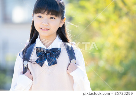 Elementary school girl uniform 85723299
