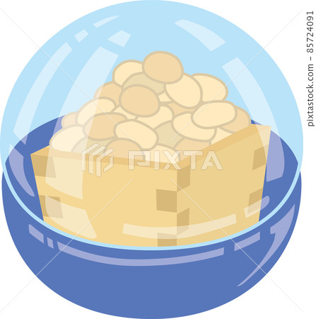 扭蛋膠囊中的節分豆 85724091