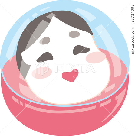 Mumps In Gachapon Capsules - Stock Illustration [85724093] - Pixta