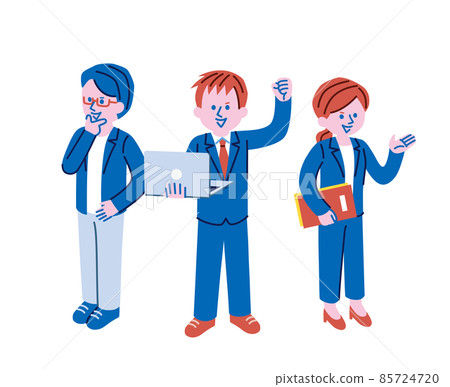 Illustration of a business person Illustration of a business person 85724720