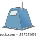 Illustration of tent type sauna 85725054