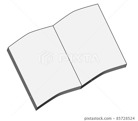 Exercise Book. Flat Icon. Simple black symbol on white background Exercise Book. Flat Icon. Simple black symbol on white background 85728524