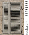 Shutters White Closed Wood France 85731835