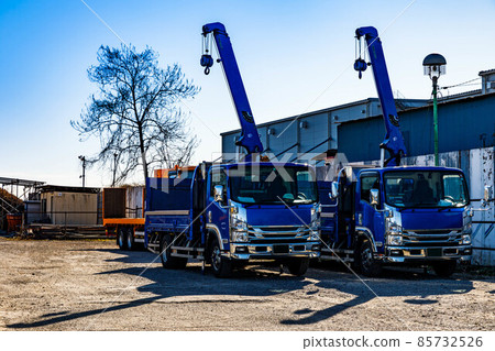 Truck crane car 85732526
