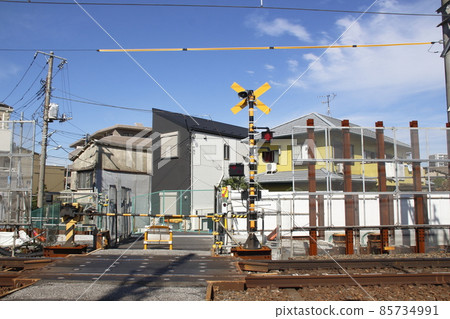 Near Tateishi on the Keisei Oshiage Line under construction to elevate (August 2020) Near Tateishi on the Keisei Oshiage Line under construction to elevate (August 2020) 85734991