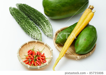 Group photo of Okinawa island vegetables with plenty of vitamins 85735806