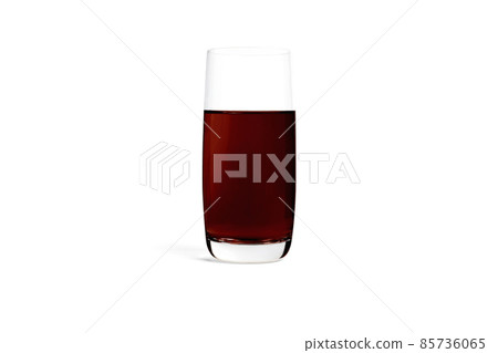 Glass of fresh sweet berry juice isolated on white background. 3D rendering realistic illustration. Glass for water. Vegan juice. Cleansing and detox. Empty liquid container. Glass of fresh sweet berry juice isolated on white background. 3D rendering realistic illustration. Glass for water. Vegan juice. Cleansing and detox. Empty liquid container. 85736065