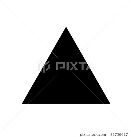 Illustration of an equilateral triangle 85736617