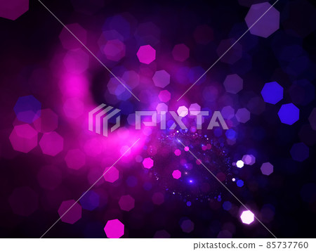 Bright festive blurred background with polyhedron bokeh - abstract illustration Bright festive blurred background with polyhedron bokeh - abstract illustration 85737760